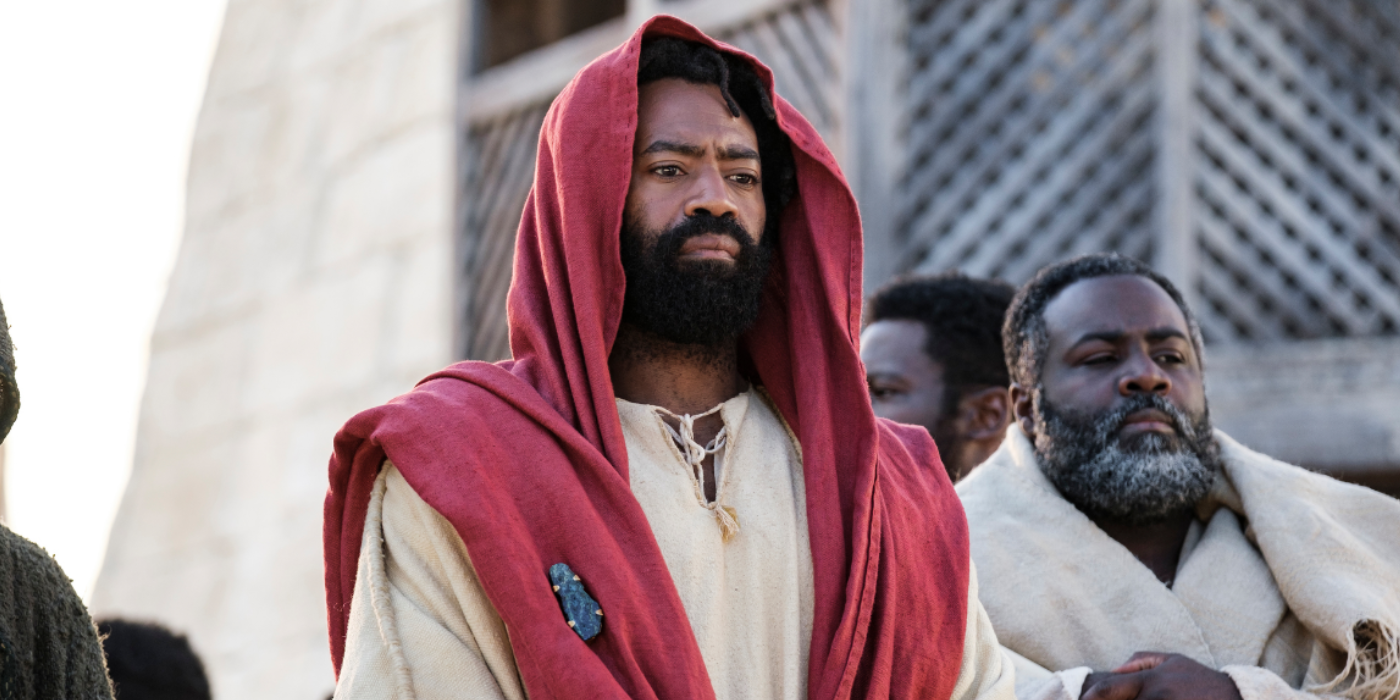 Nicholas Pinnock as Jesus Christ in The Book of Clarence