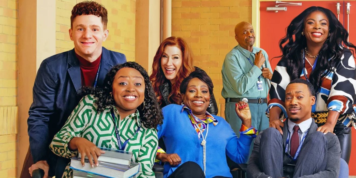 The cast of Abbott Elementary in a Season 3 promo