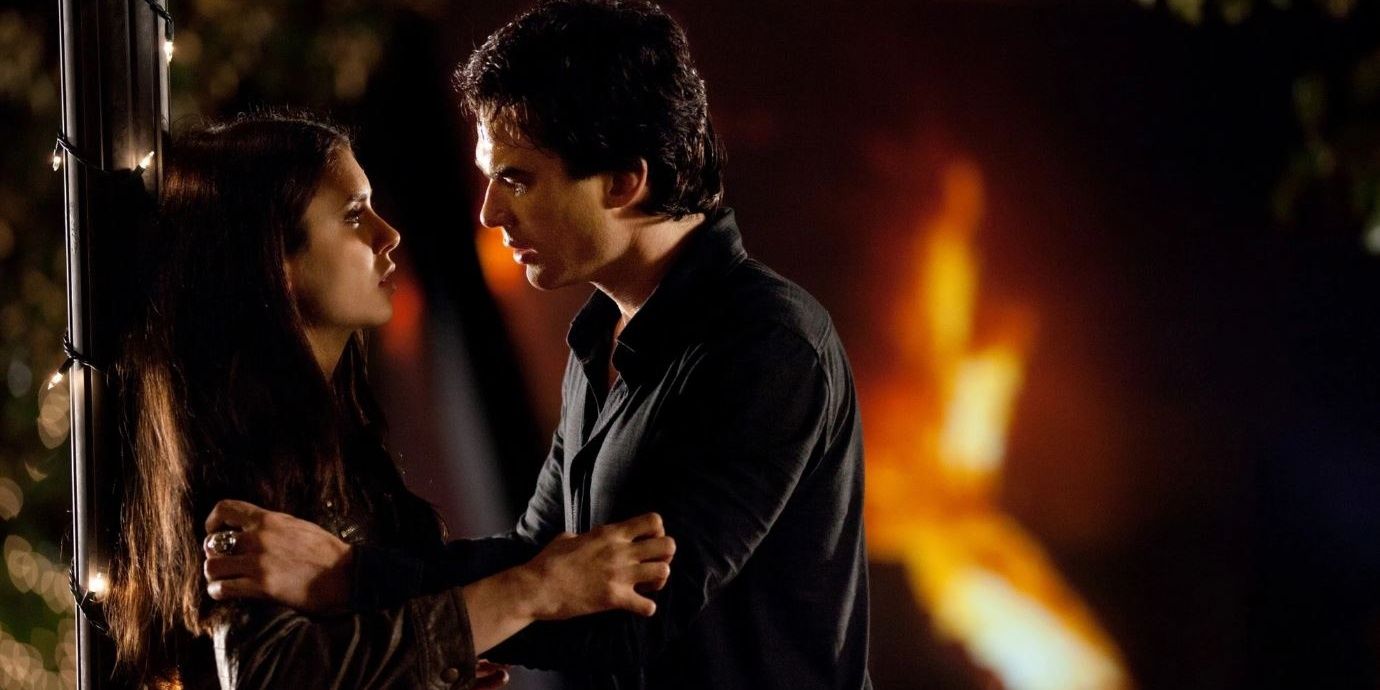 As I Lay Dying The Vampire Diaries- Nina Dobrev and Ian Somerhalder