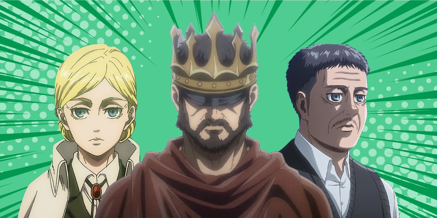 King Kritz, Rod, and Historia Reiss from Attack on Titan