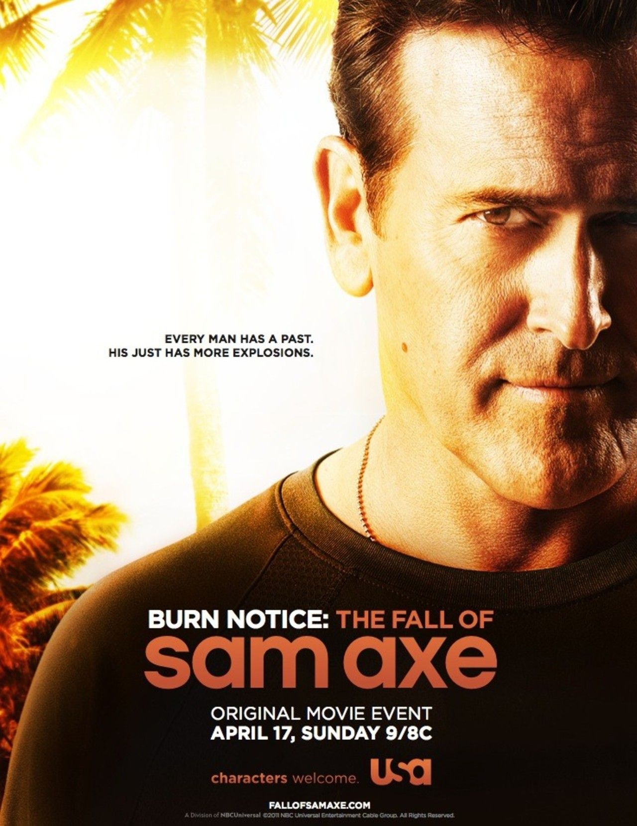 Burn Notice The Fall of Sam Axe Movie Poster