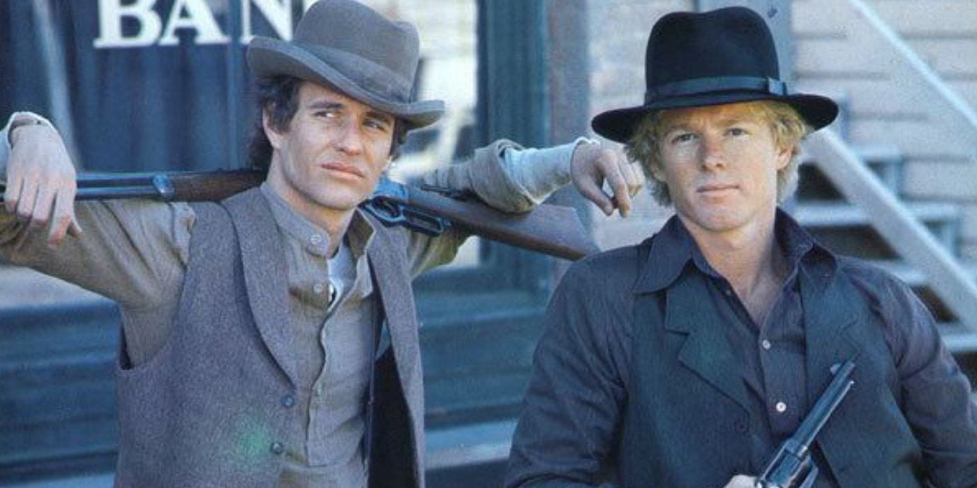 Butch Cassidy (Tom Berenger) and the Sundance Kid (William Kid) ready for action in 'Butch and Sundance: The Early Days'