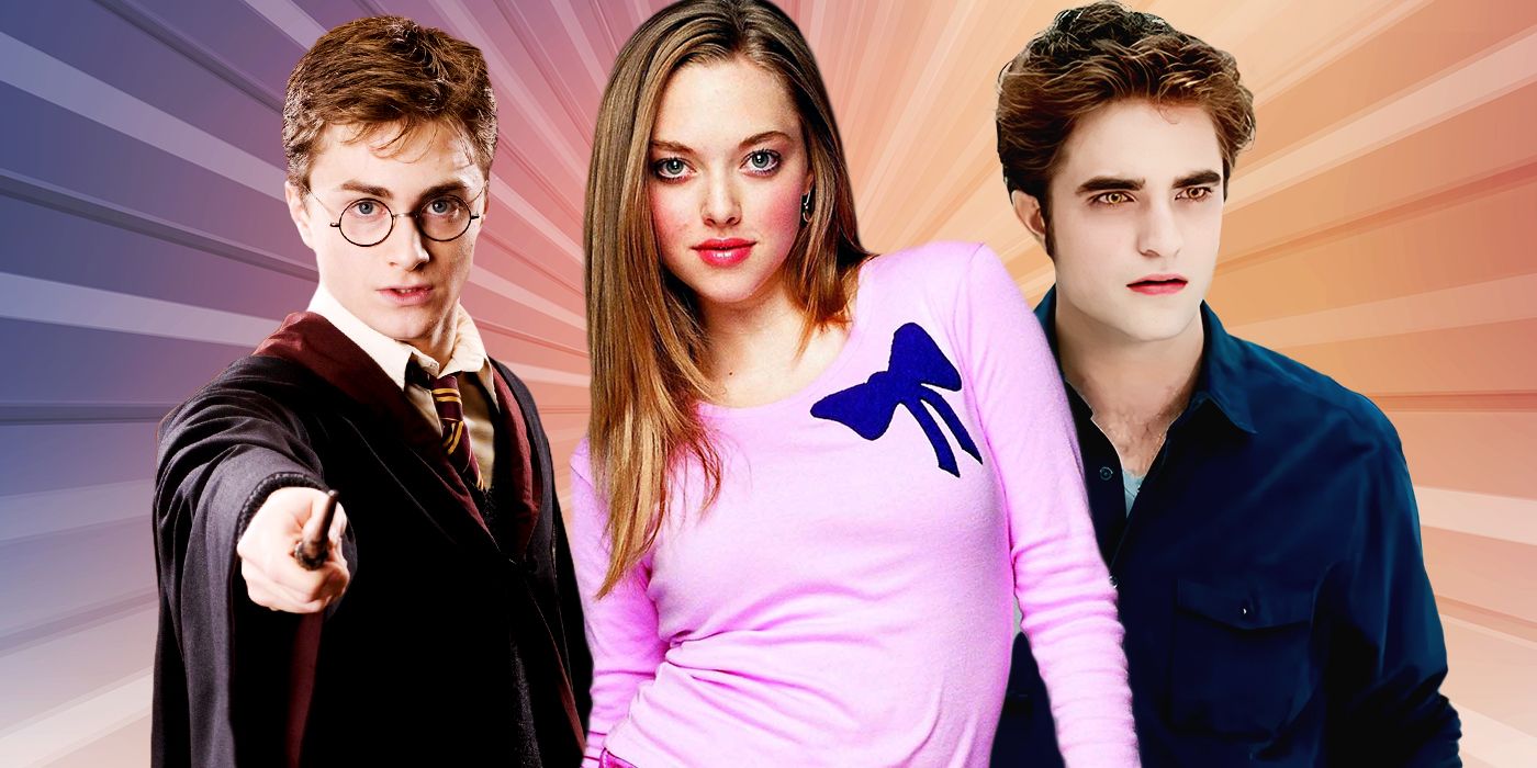 Characters from Harry Potter, Mean Girls, and Twilight