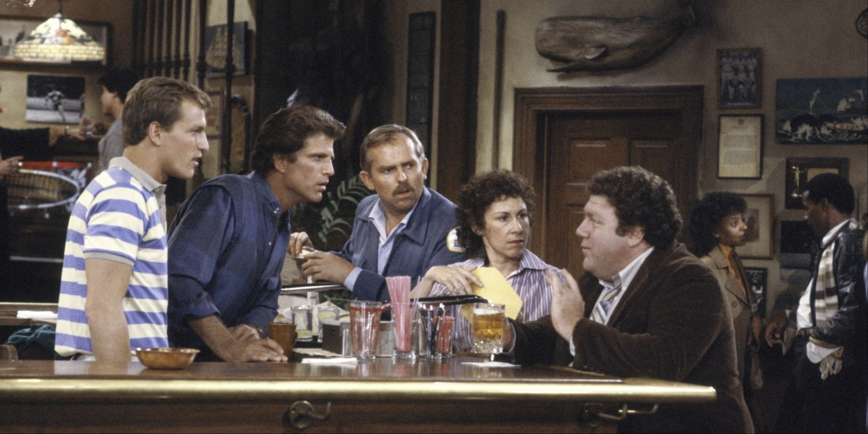 The cast of Cheers