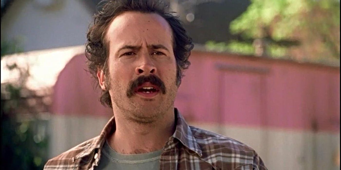 Close up of Jason Lee as Earl Hickey in My Name Is Earl looking shocked