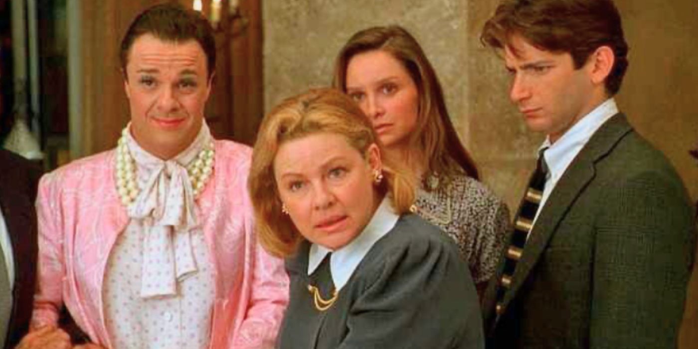 Dianne Wiest introduces Nathan Lane as the mother in The Birdcage.