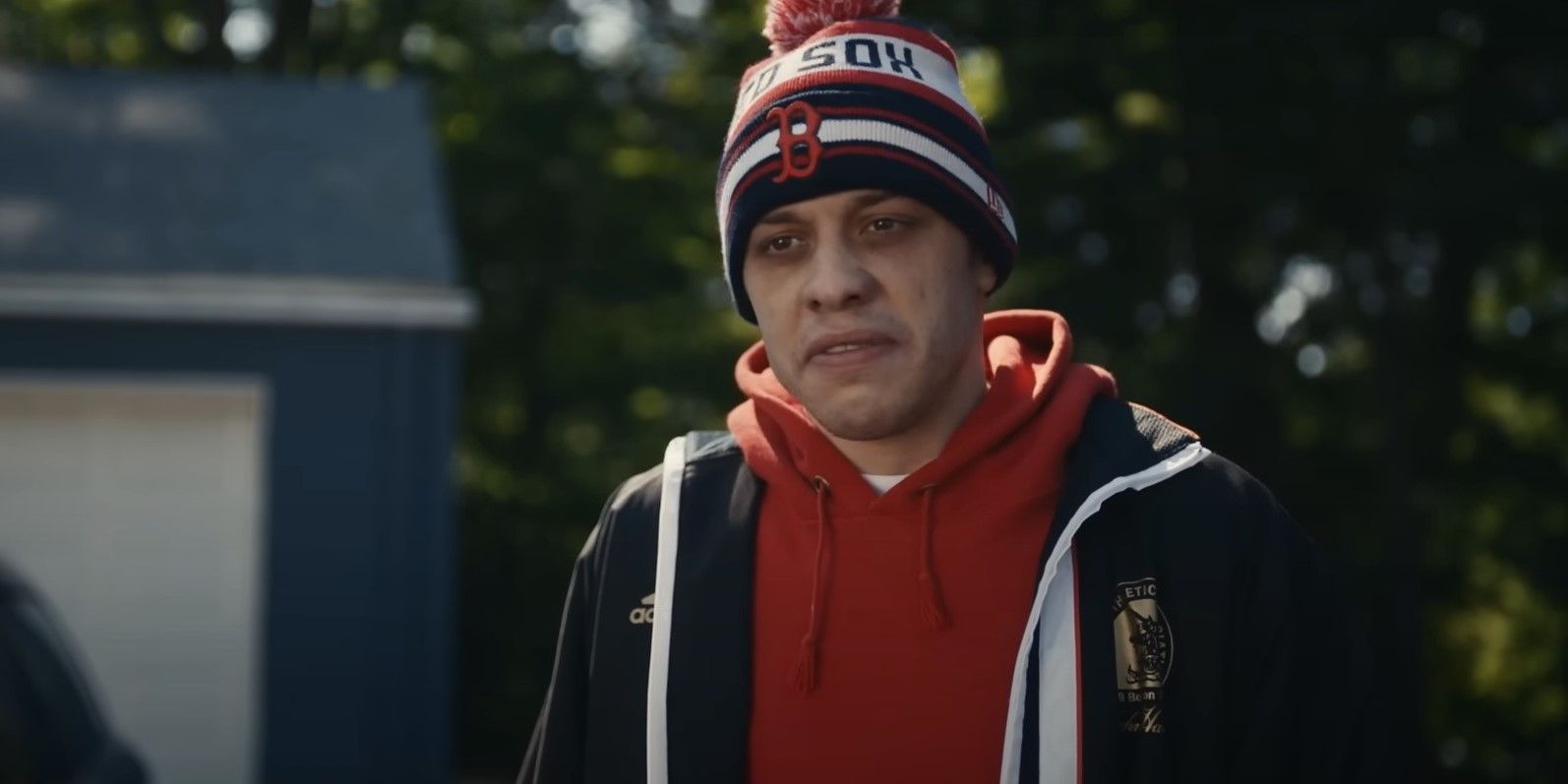 Kevin Gill (Pete Davidson) looking angry in Dumb Money