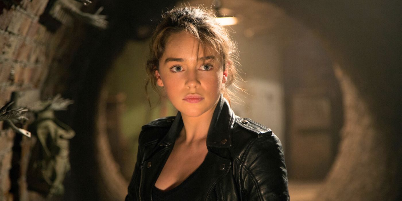 Emilia Clarke as Sarah Connor in Terminator: Genisys