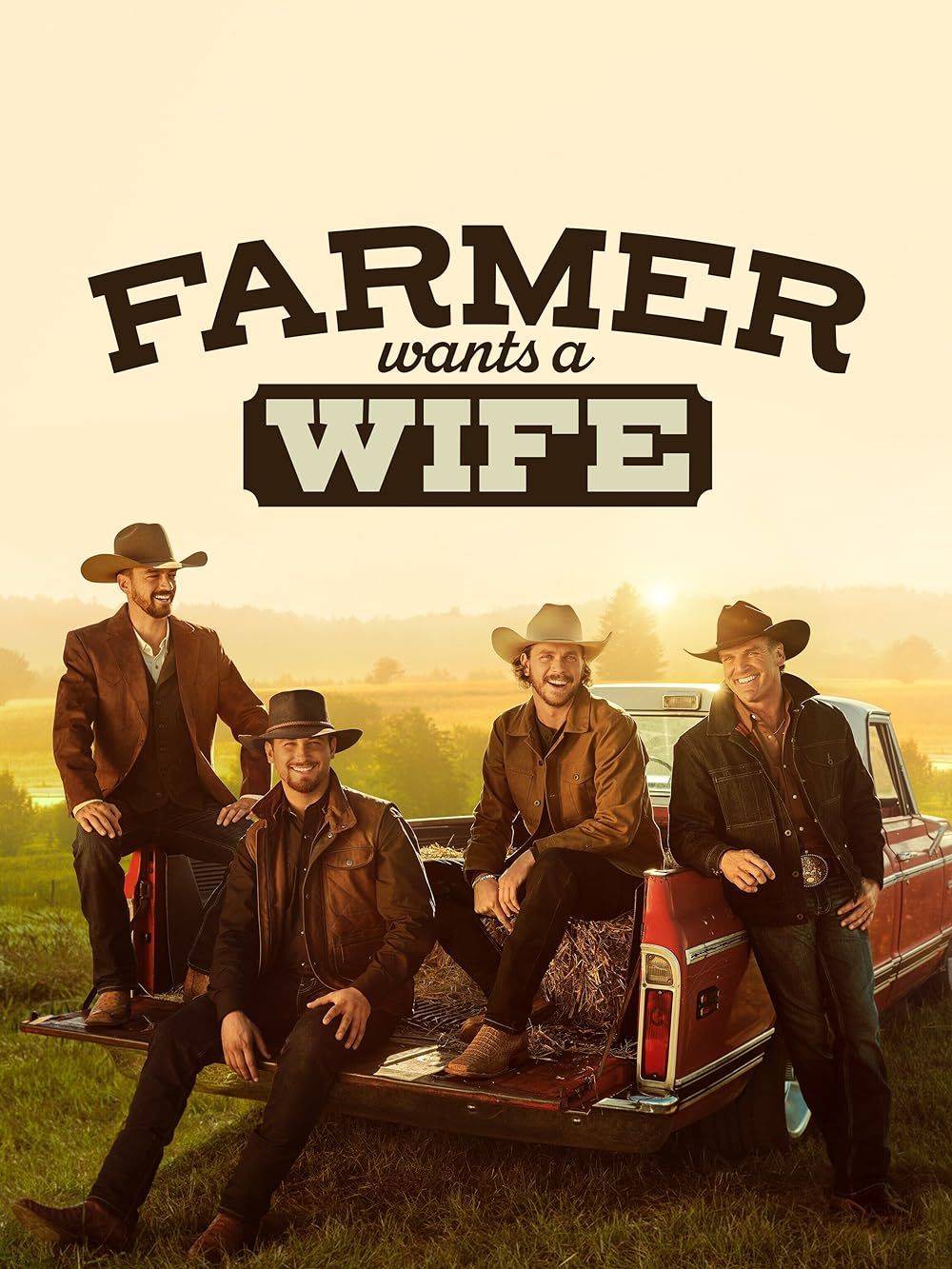 A poster for the first season of Farmer Wants a Wife