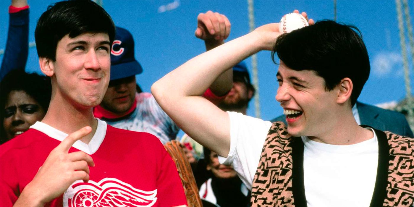 Alan Ruck as Cameron and Matthew Broderick as Ferris in Ferris Bueller's Day Off