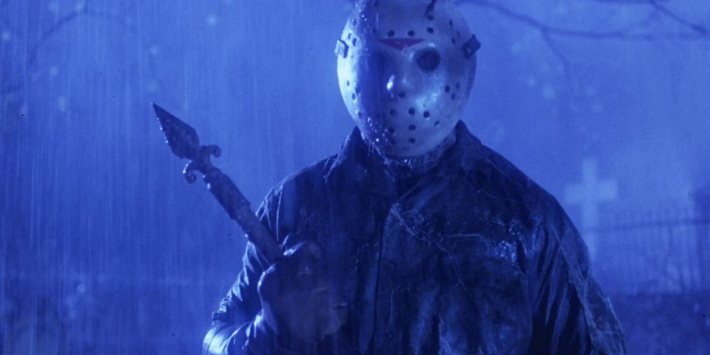 A stormy resurrection in Friday the 13th Part VI: Jason Lives (1986).
