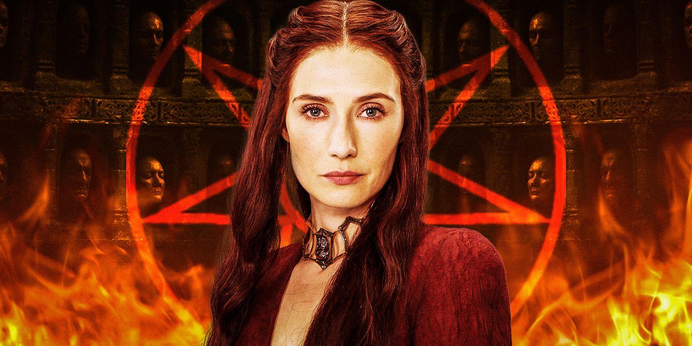 A custom image of Carice van Houten as Melisandre from Game of Thrones