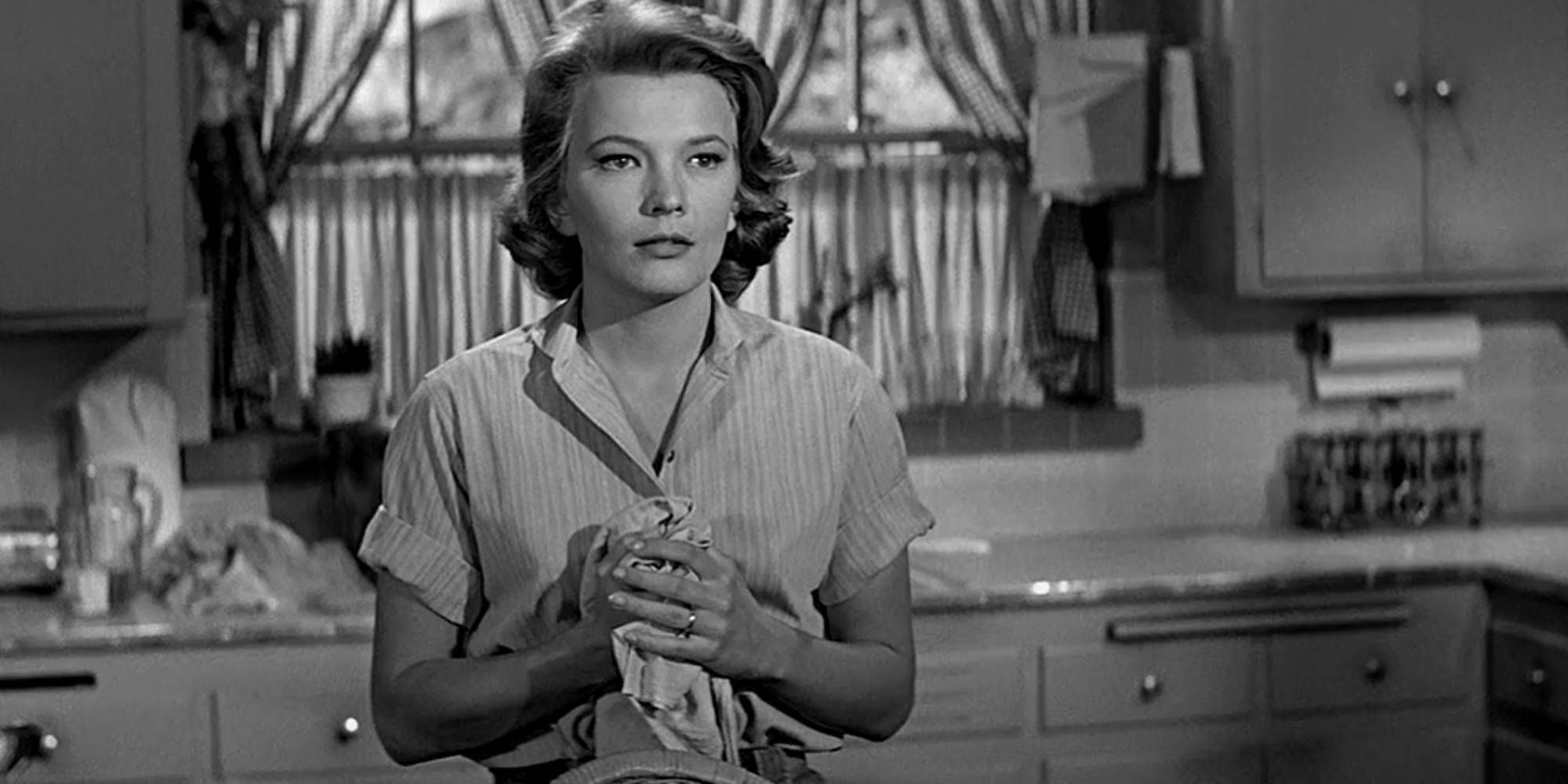 Gena Rowlands in the kitchen in Lonely Are the Brave