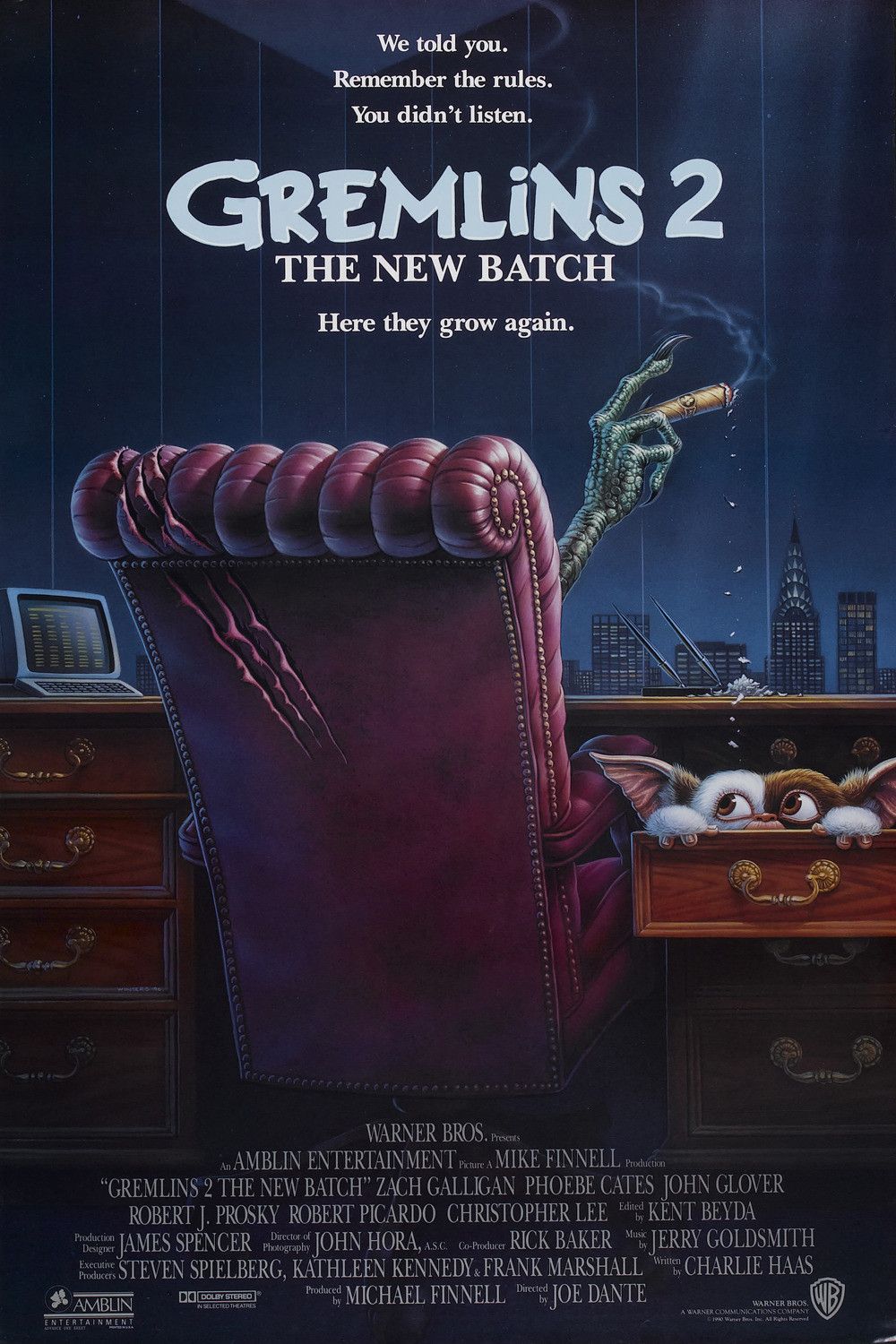 Gremlins 2 The New Batch Film Poster