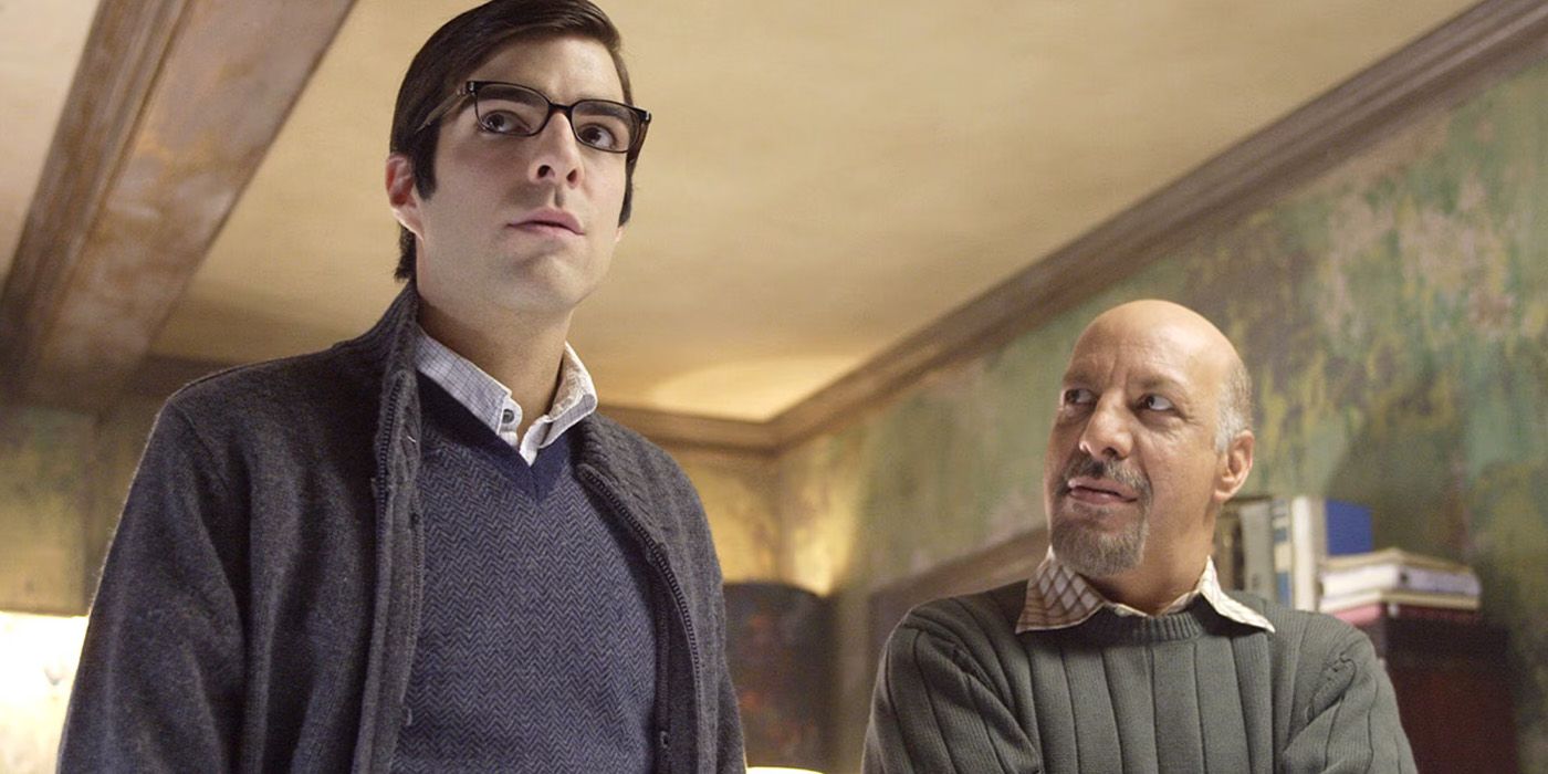 Sylar (Zachary Quinto) meets with Dr. Suresh (Erick Avari) on 'Heroes'