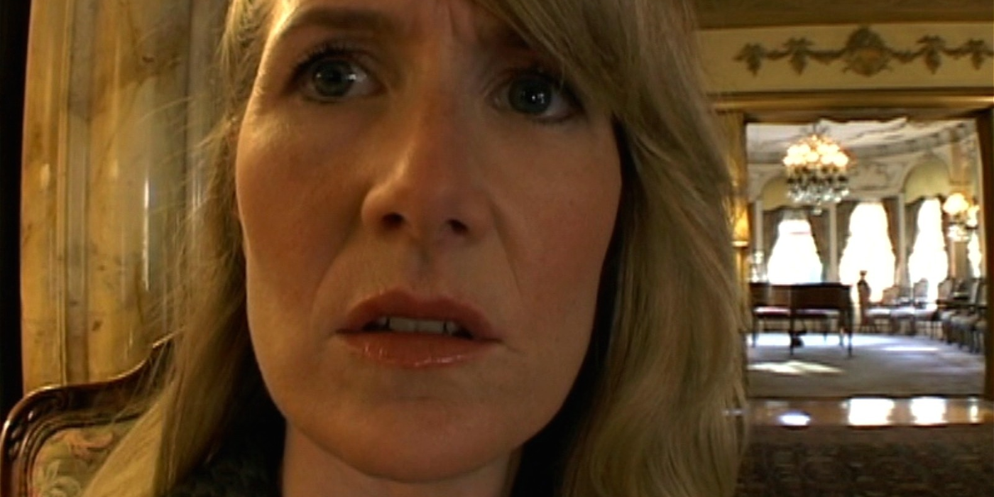 A close-up of Laura Dern in Inland Empire