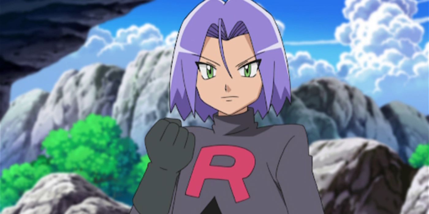 James looking at the camera in Pokémon