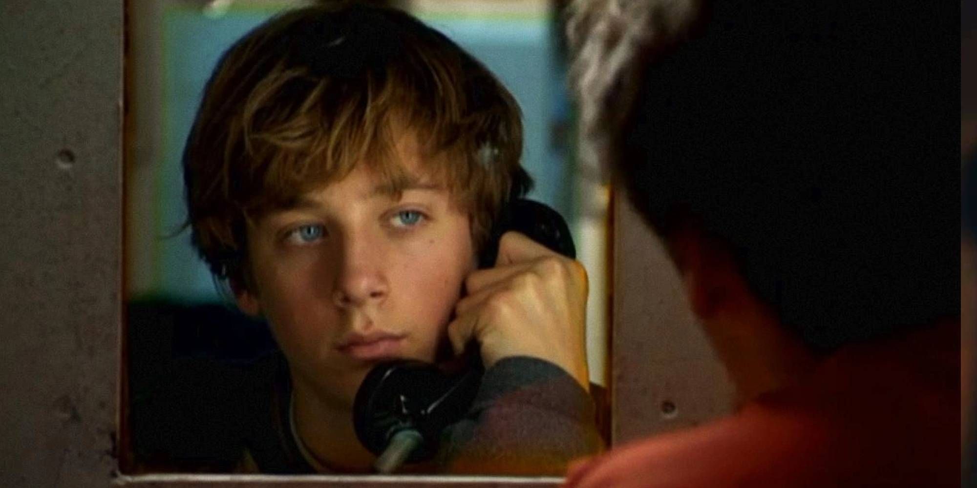 Jeremy Allen White on the phone in The Speed of Life