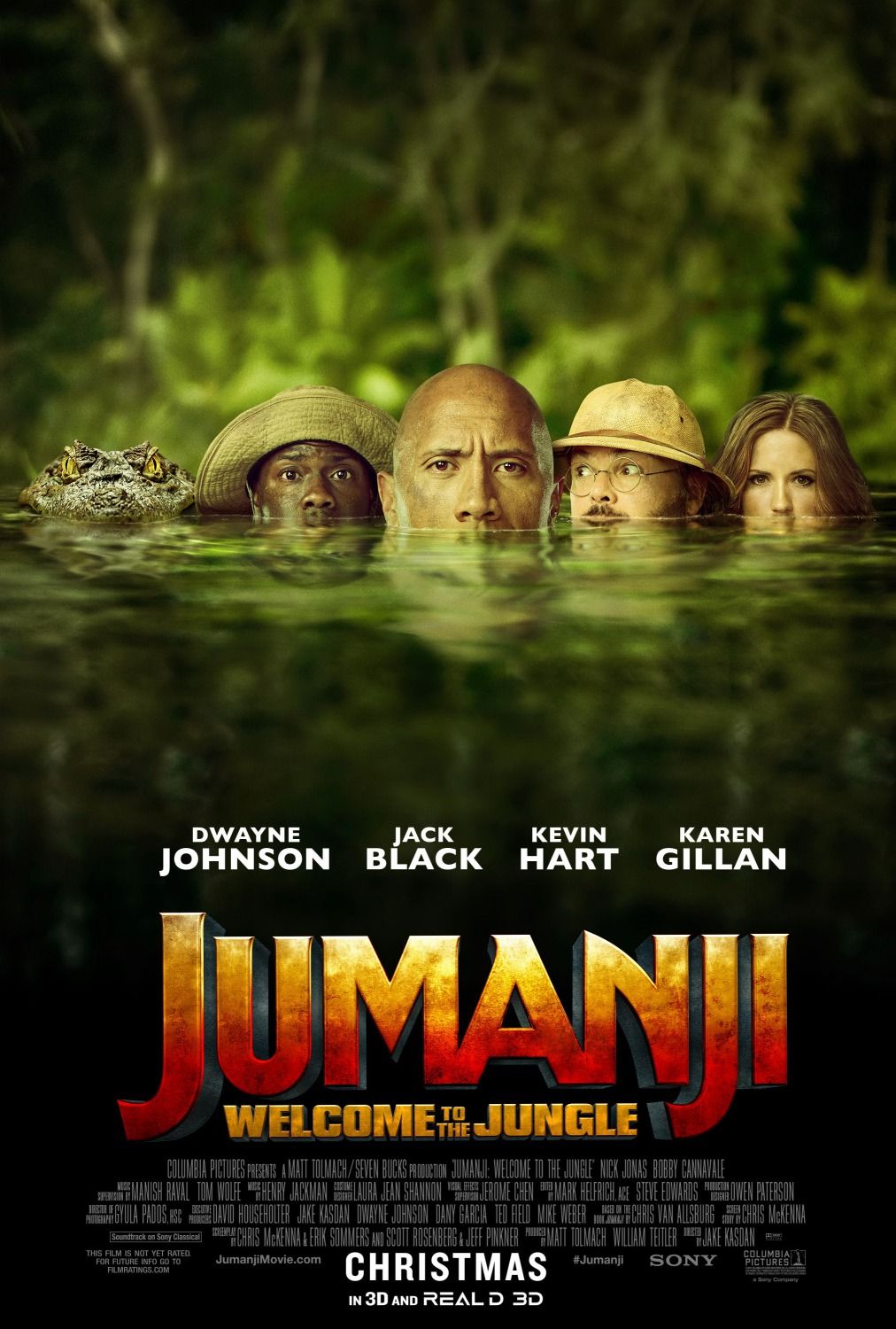 Jumanji Welcome to the Jungle Film Poster