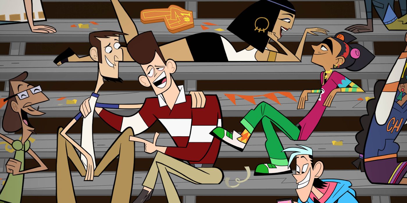 Abe, JFK, Cleo, Frida, and Confucius in Clone High Season 2 poster