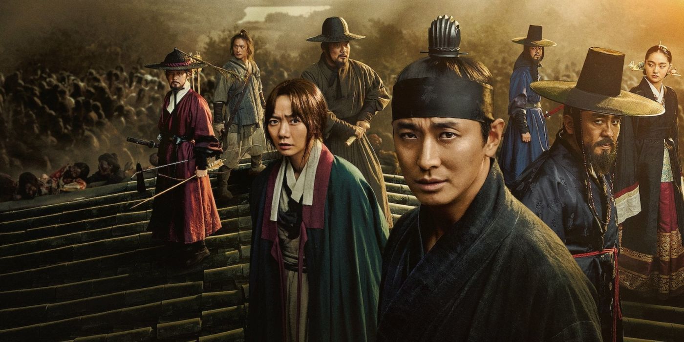 Promotional image for 'Kingdom" featuring the show's cast.