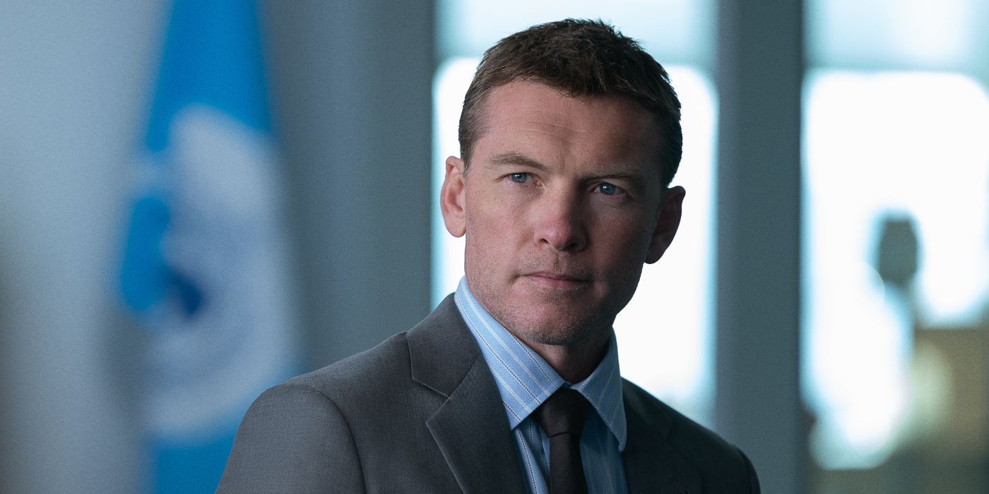 Sam Worthington as Dennis Huxley in Lift