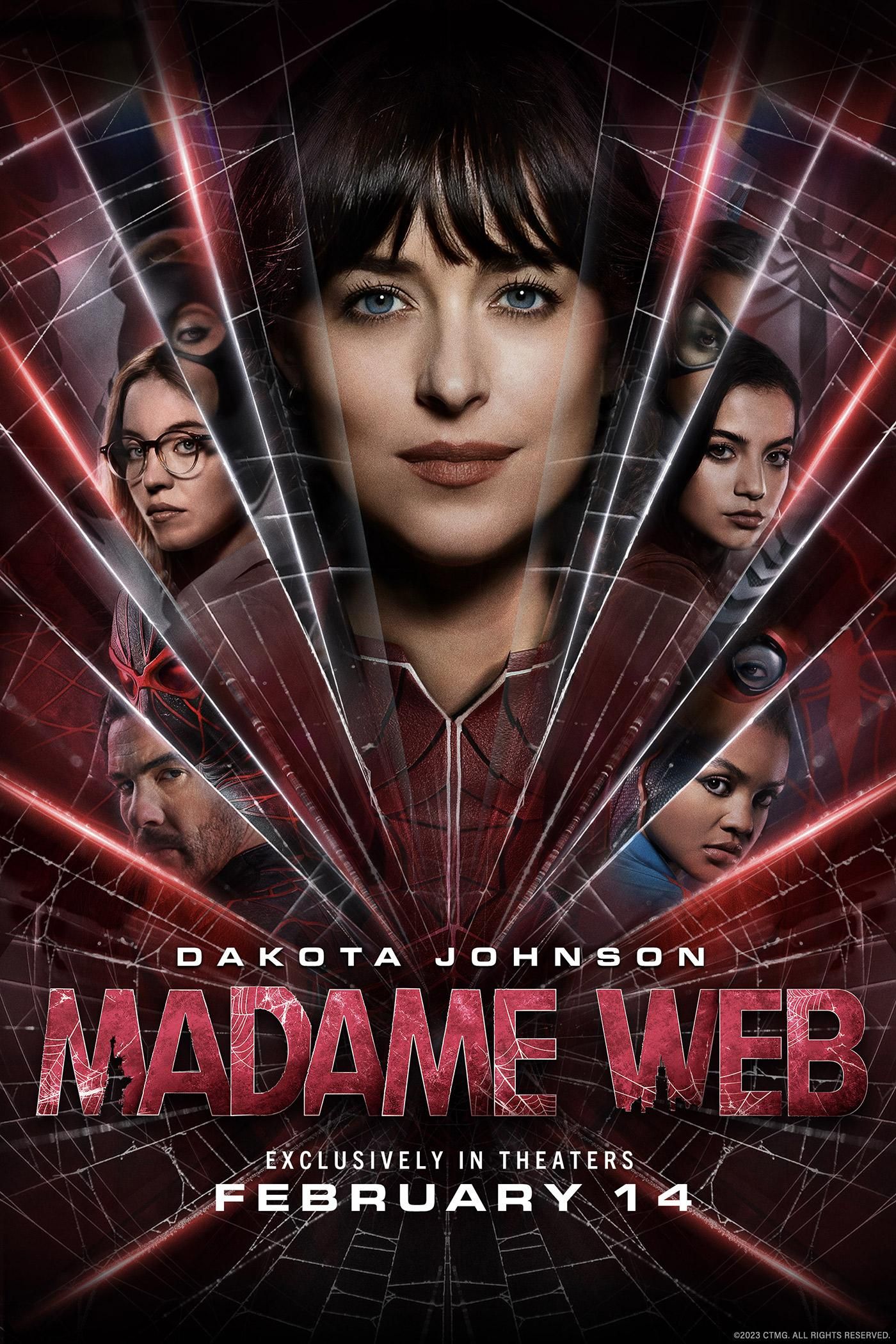Madame Web mais novo pôster do filme
