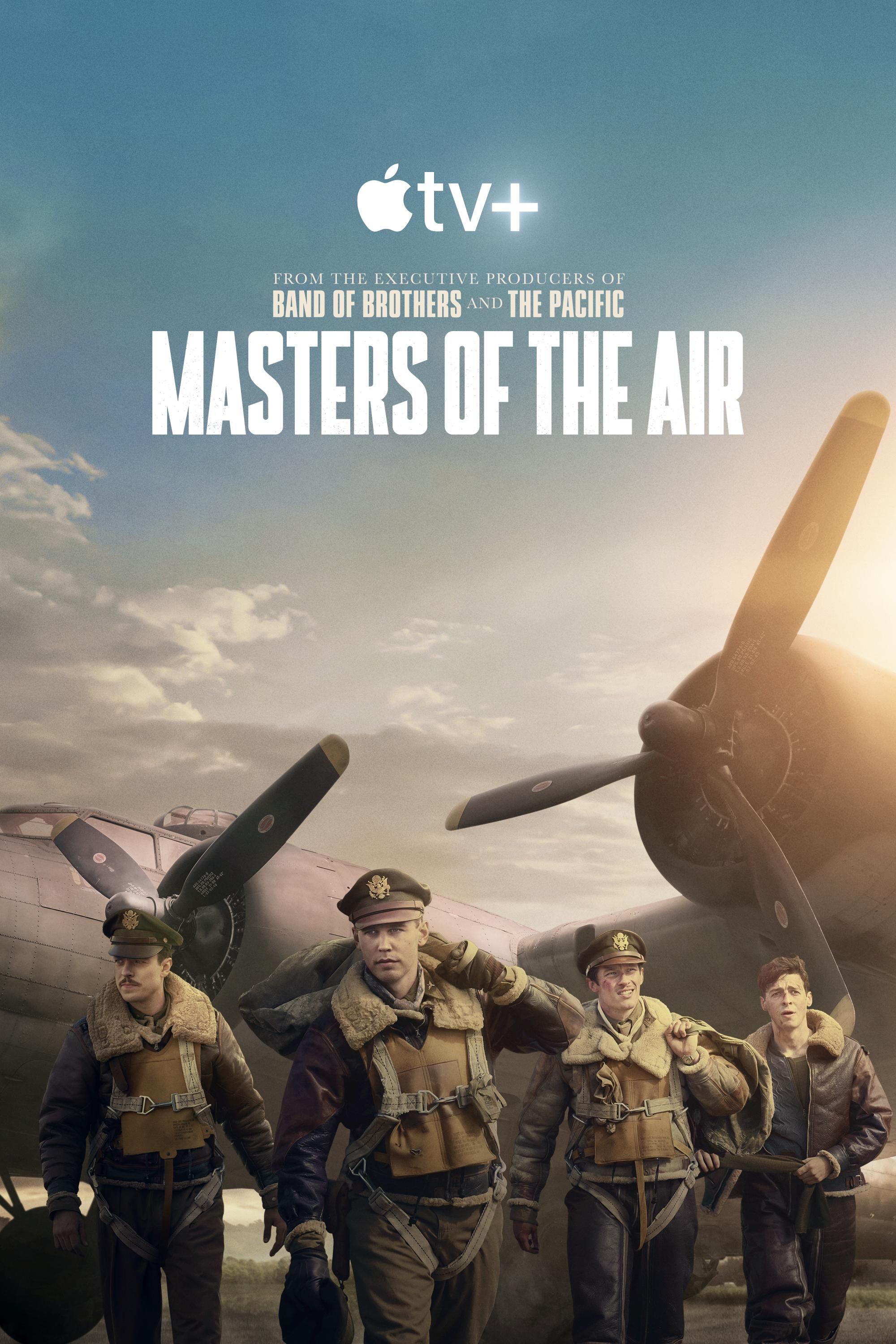 Masters of the Air poster with Austin Butler and Callum Turner