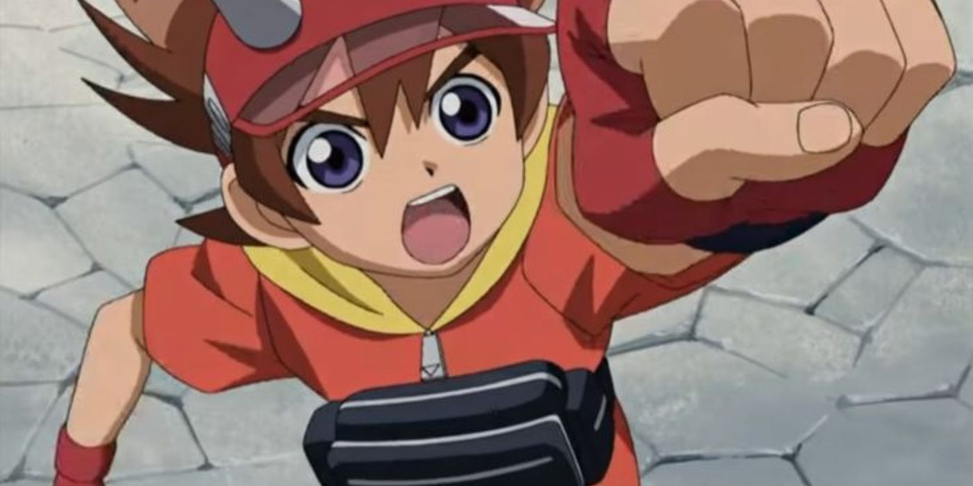 Max Taylor throwing a punch in Dinosaur King