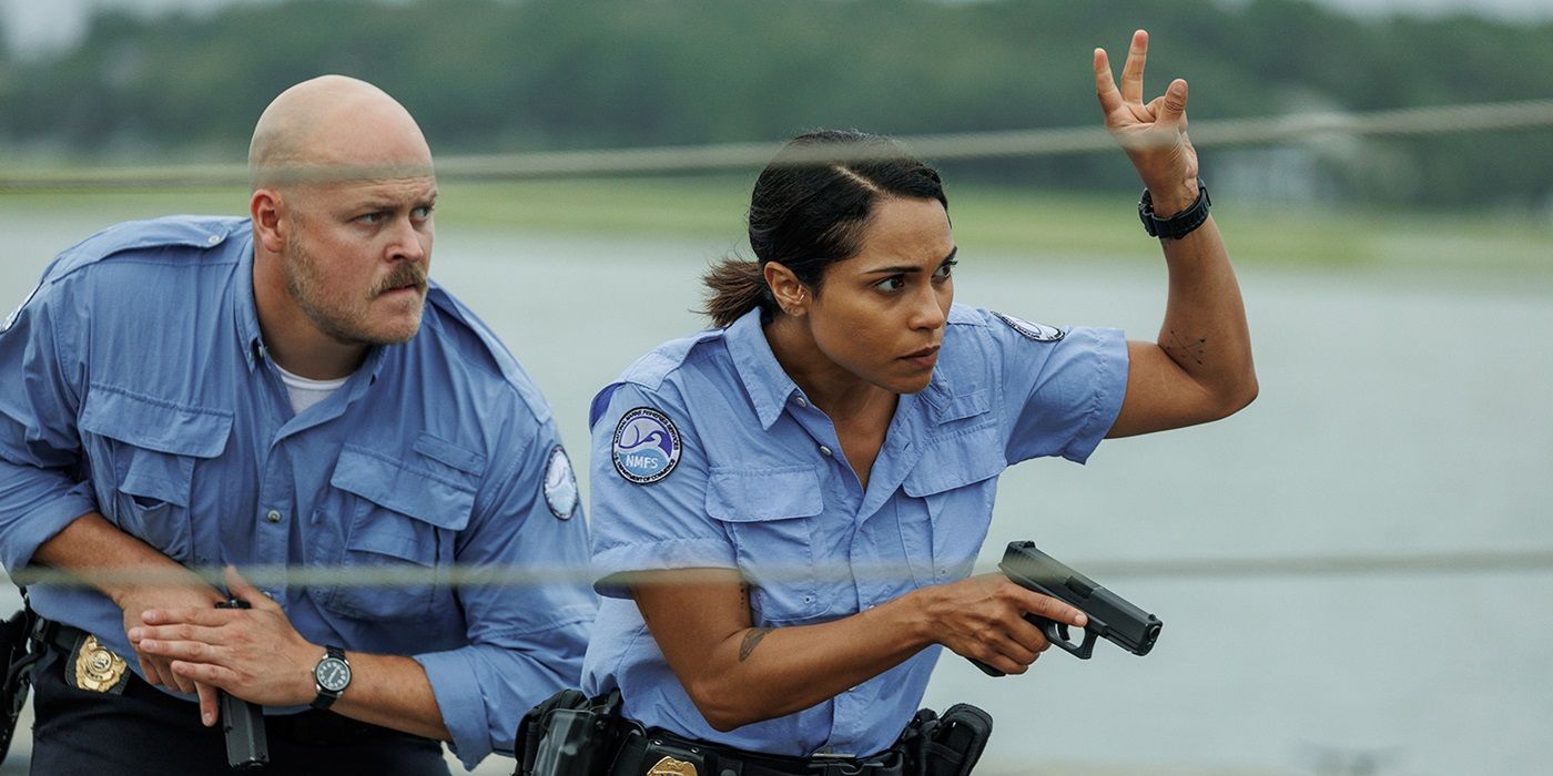 Monica Raymund in Hightown Season 3 from Starz