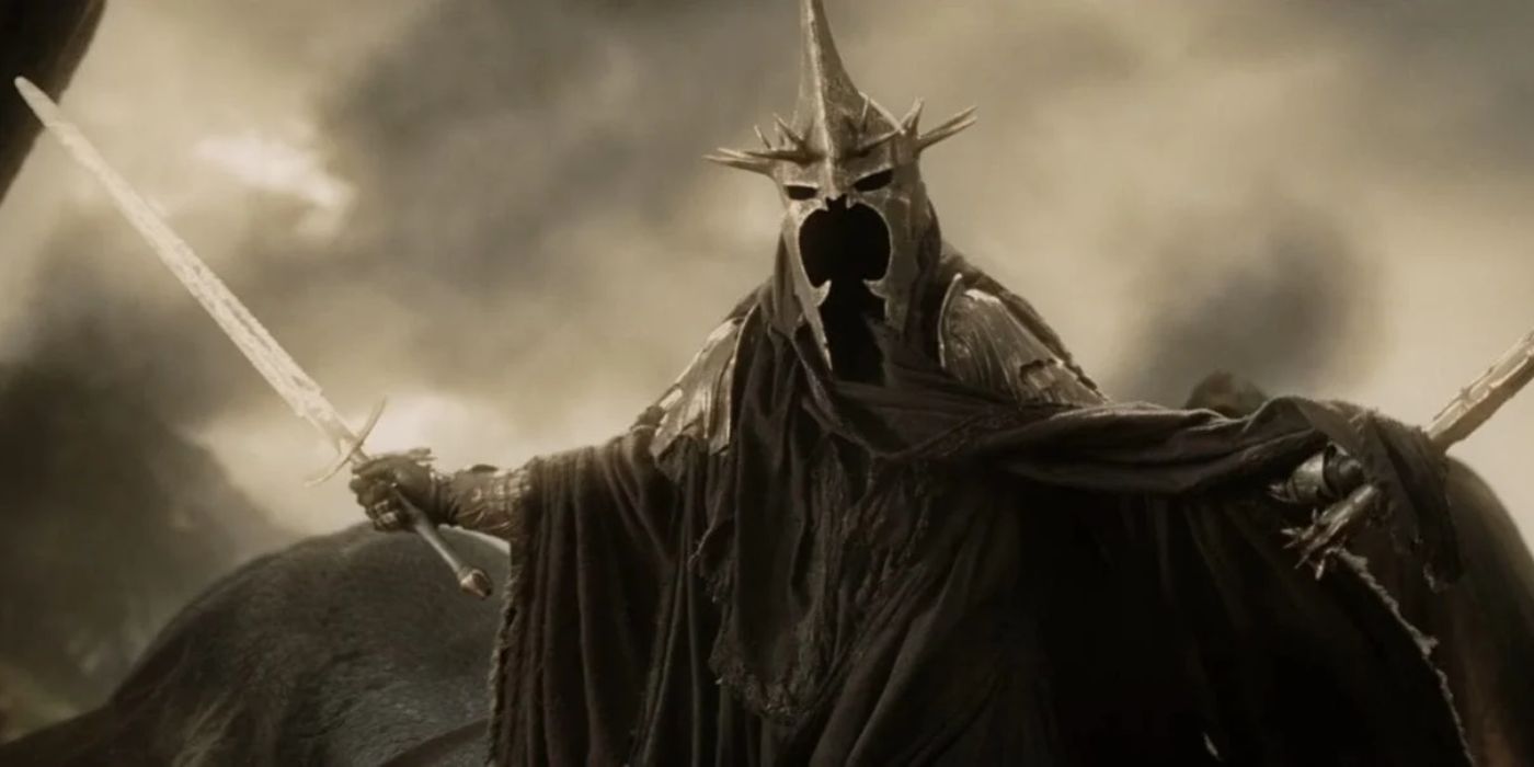 the witch king draws his sword