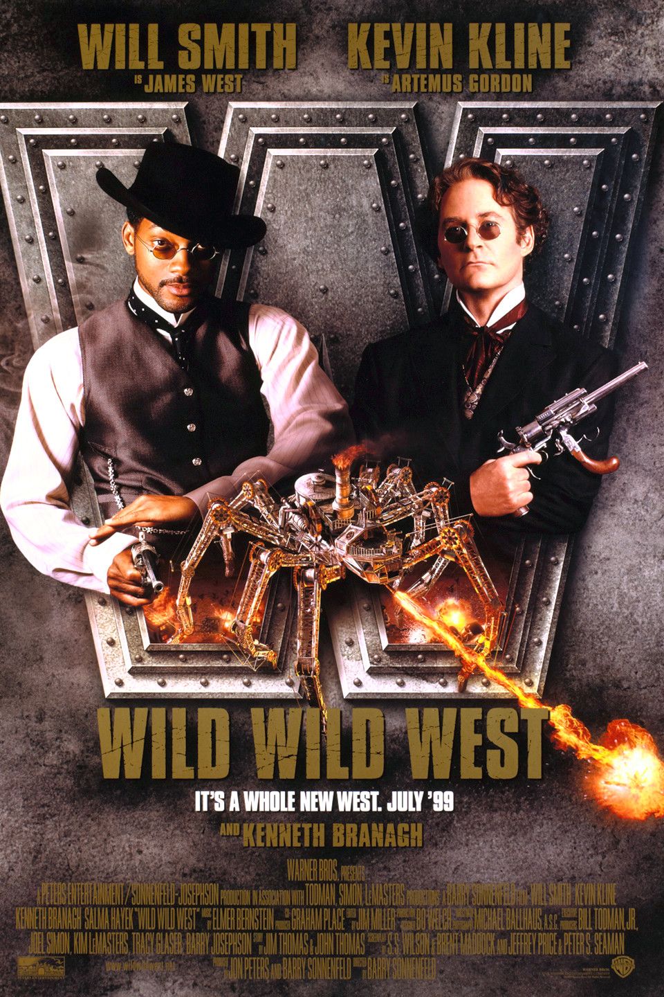 The official poster for Wild Wild West