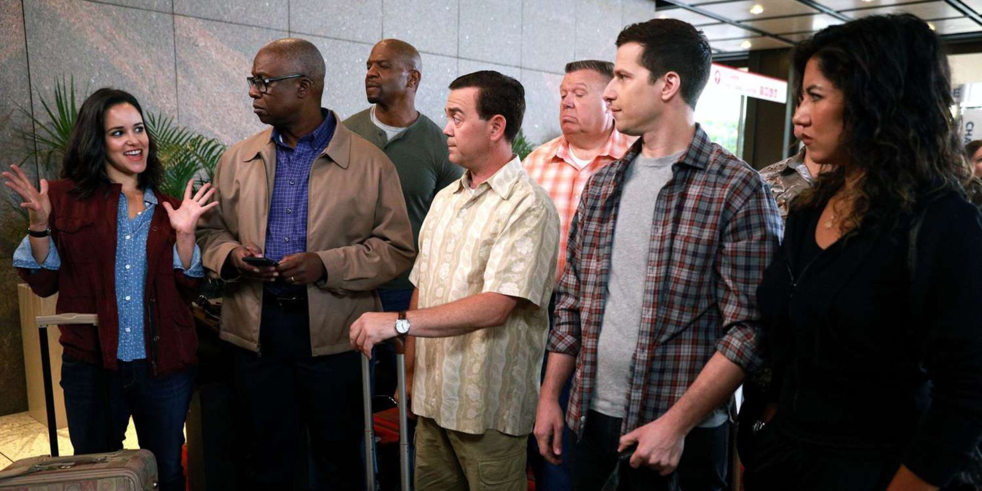 The B99 squad at Los Angeles Airport
