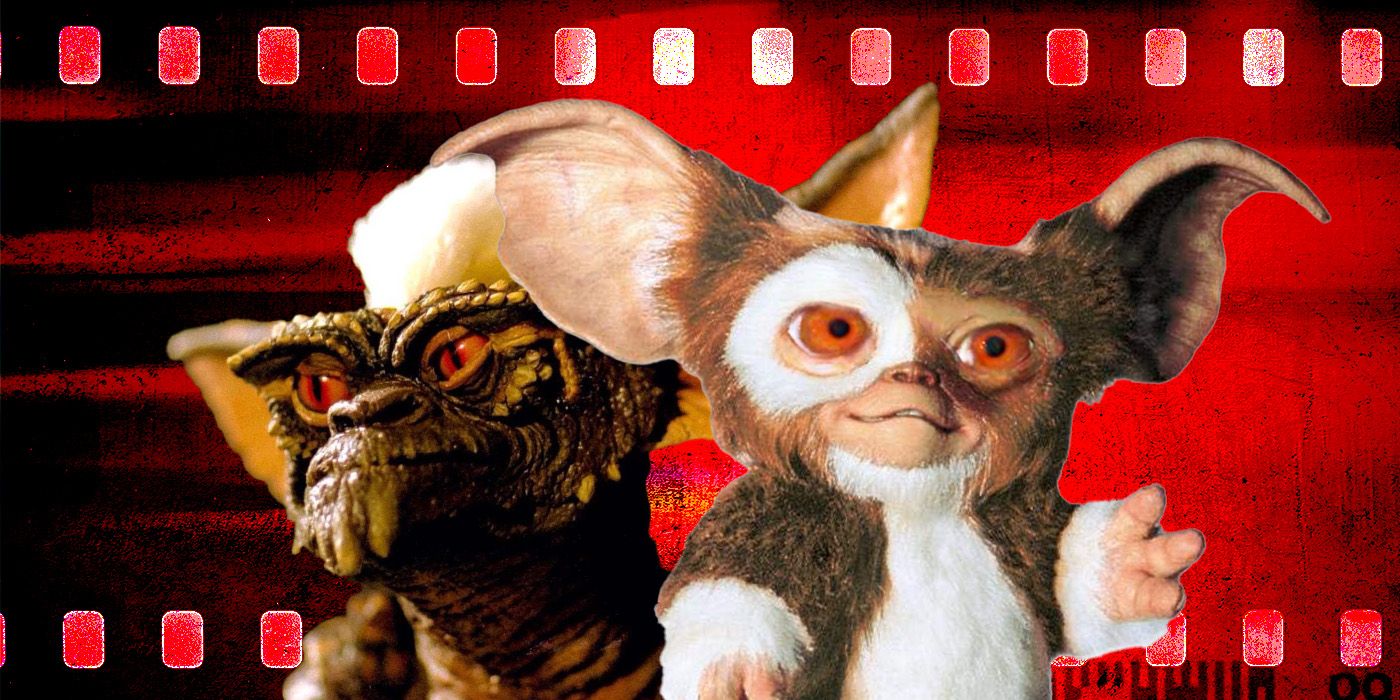 Feature image with Spike and Gizmo from Gremlins in front of a movie cell