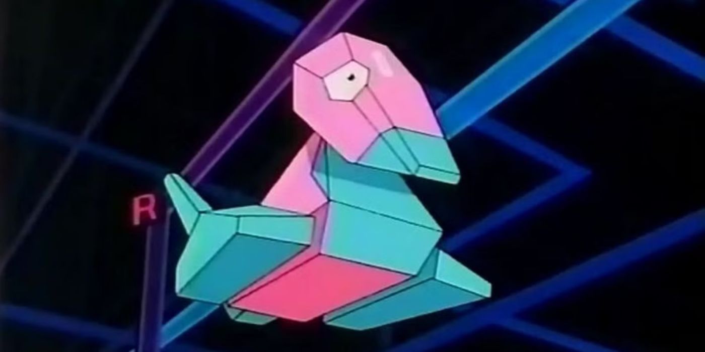 Porygon from its banned episode of 'Pokémon'