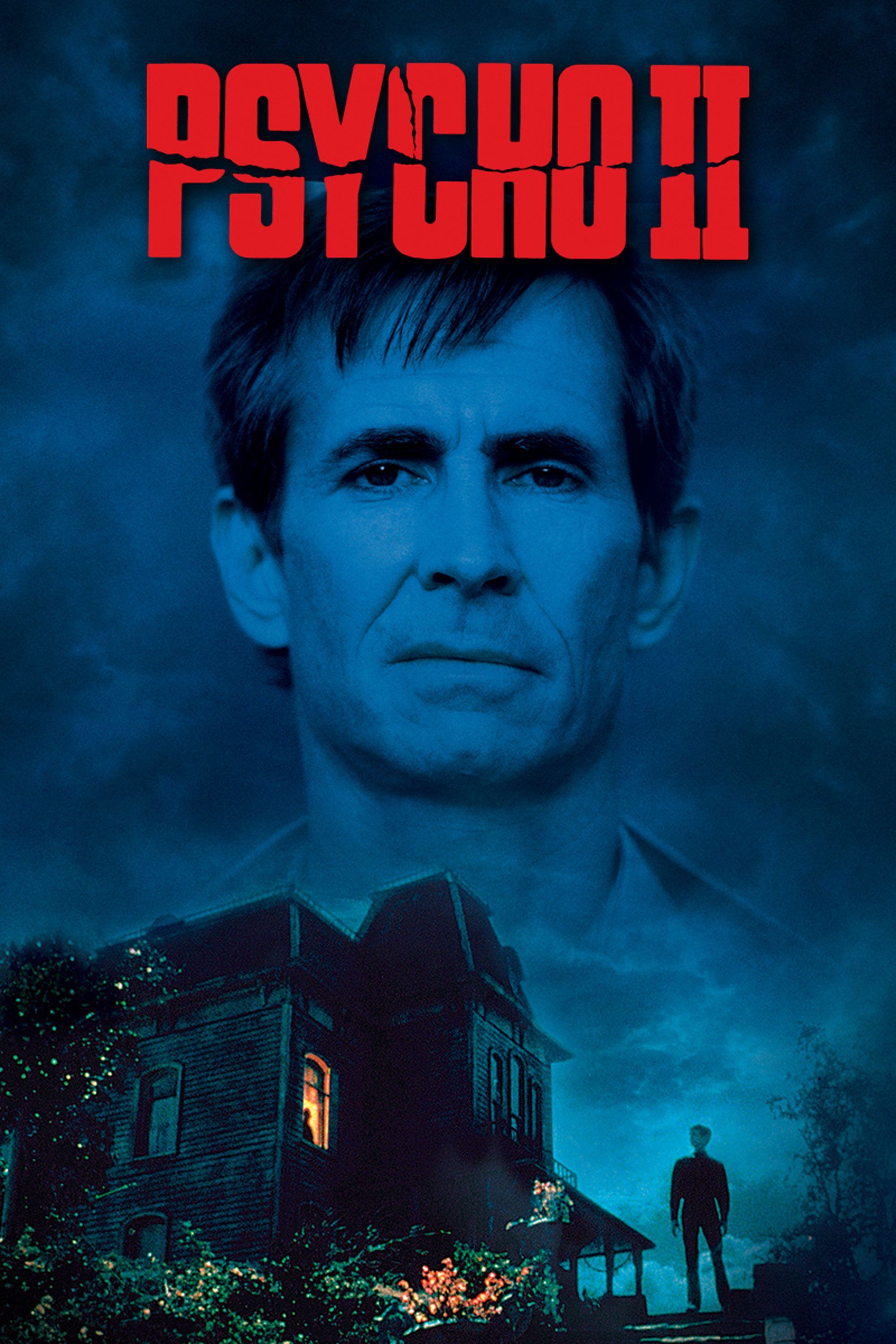 Psycho II poster with Anthony Perkins on the cover