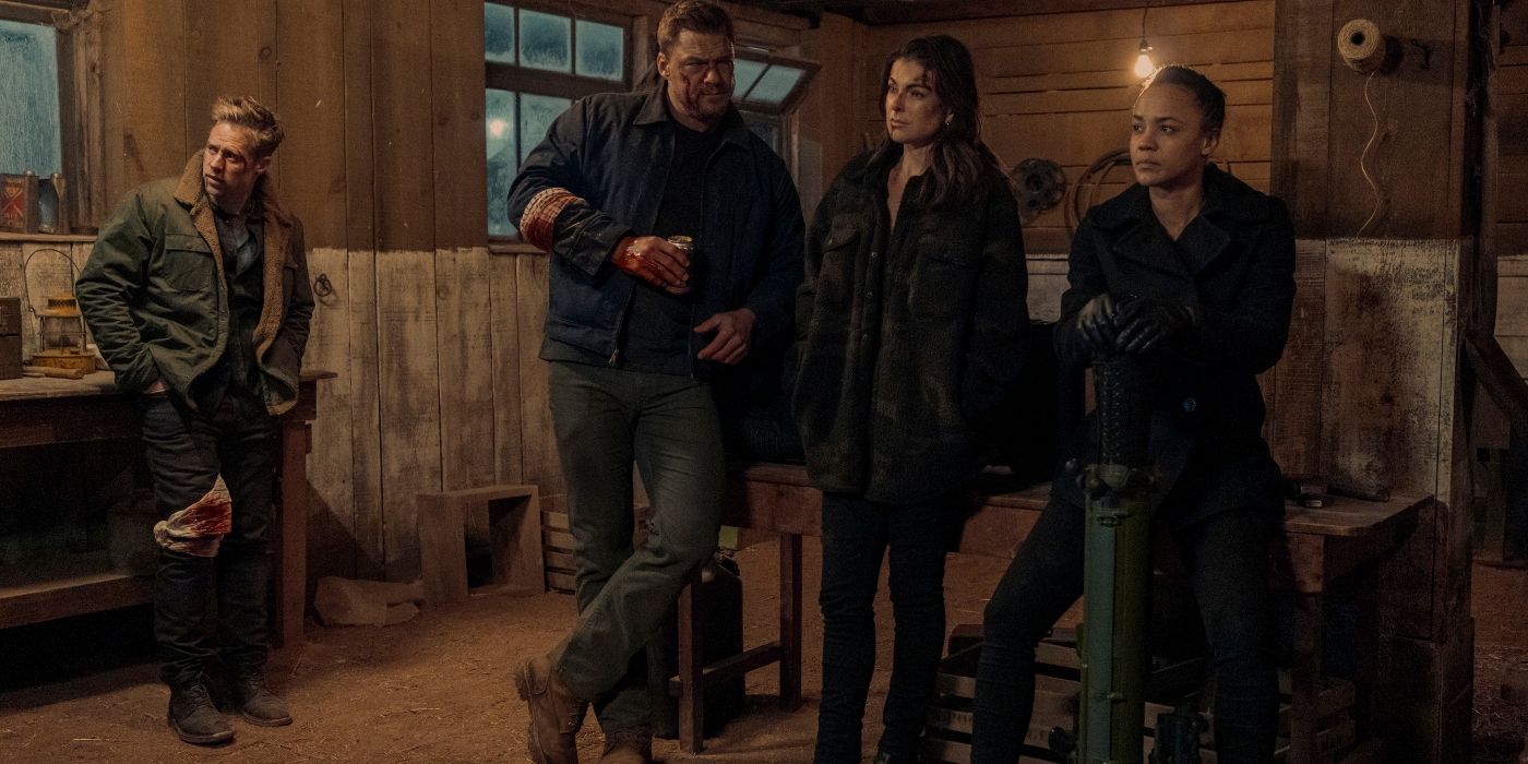 O'Donnell, Dixon, Neagley, and Reacher in Reacher Season 2 finale