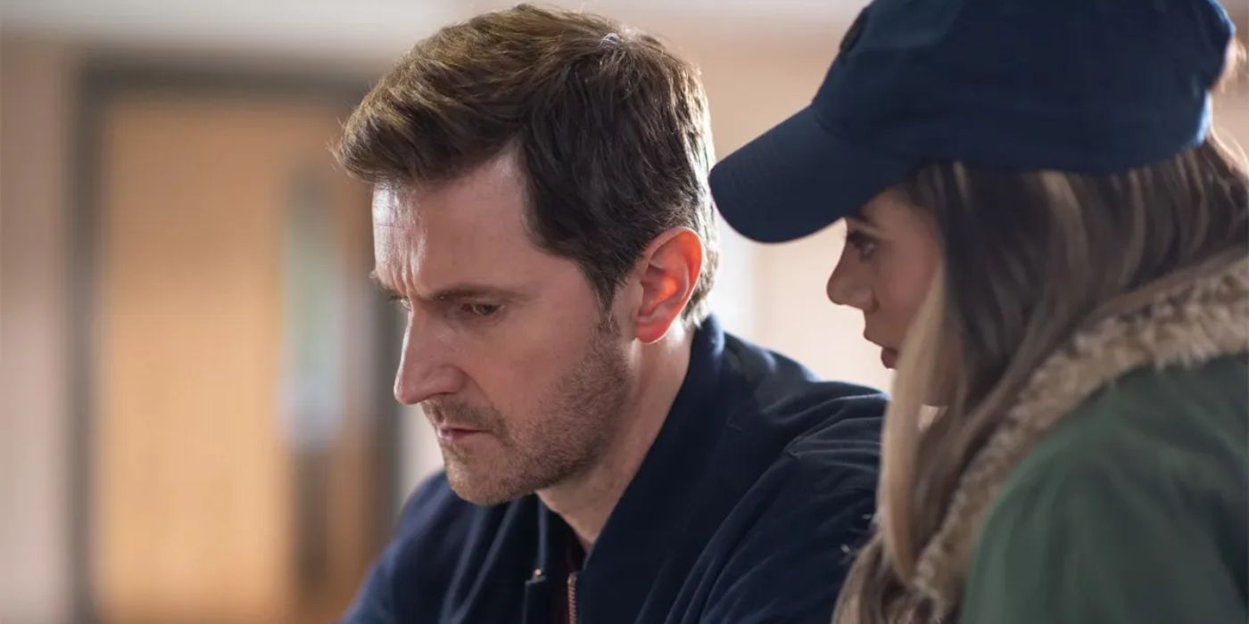 Richard Armitage caught off-guard by woman wearing a cap in Netflix's 'The Stranger'