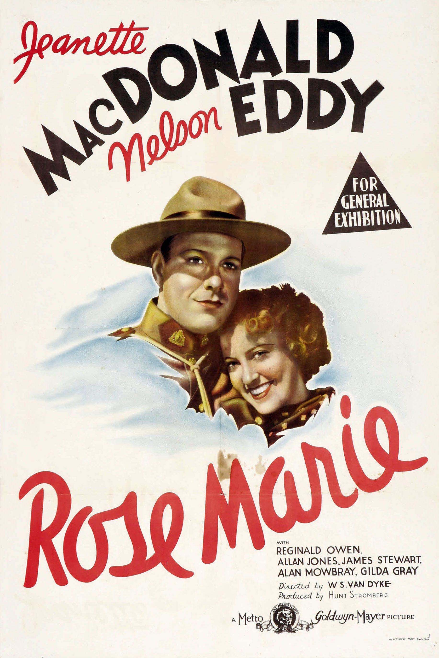 Póster de la película Rose Marie de 1936