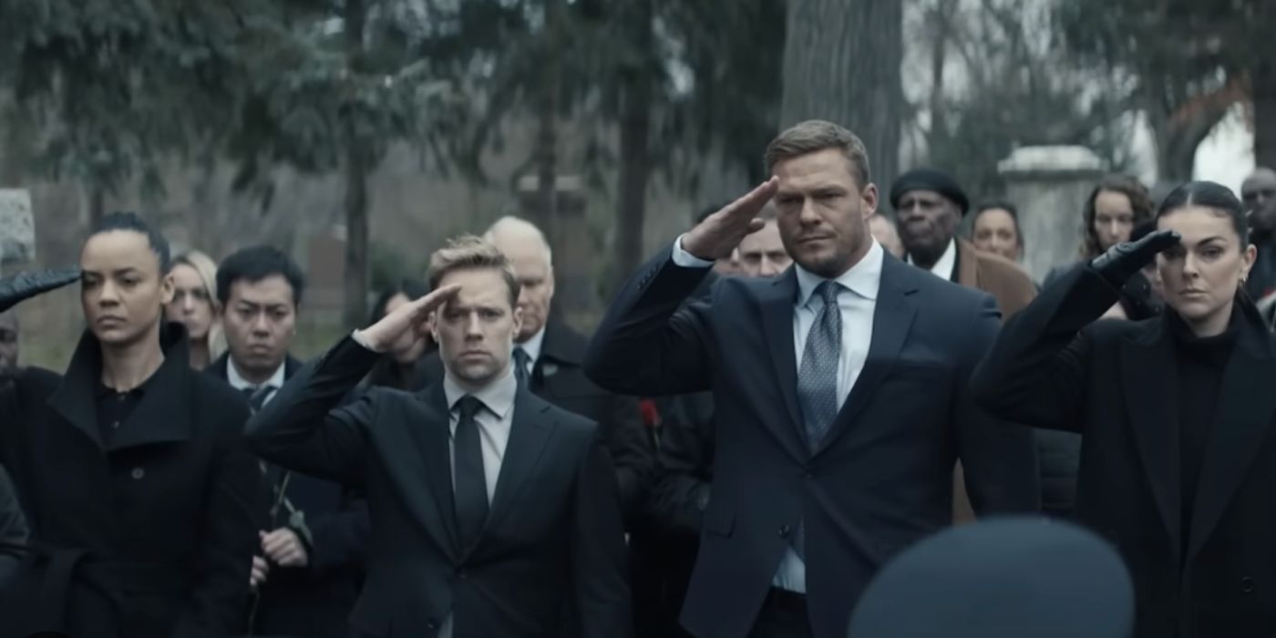 110th unit salutes at funeral in Reacher Season 2