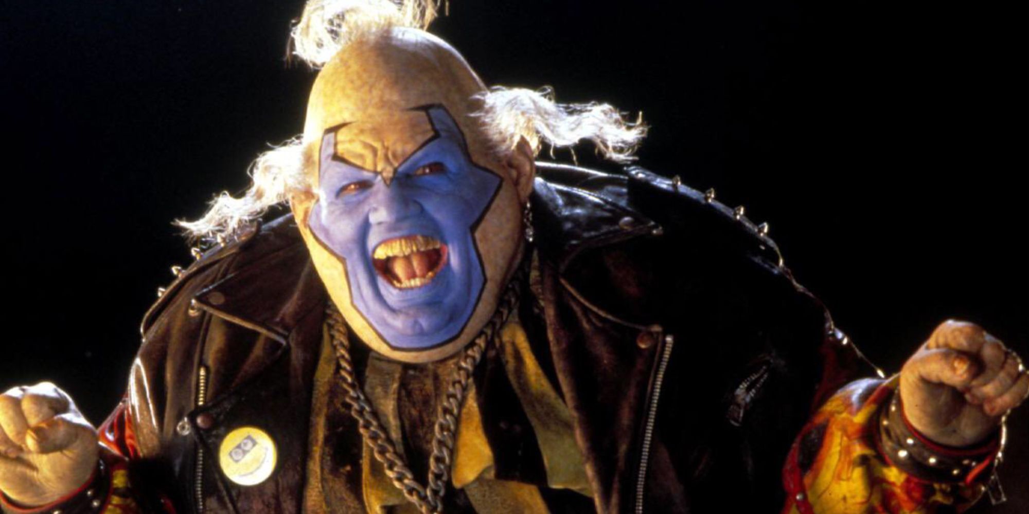 John Leguizamo as Violator, laughing maniacally in Spawn