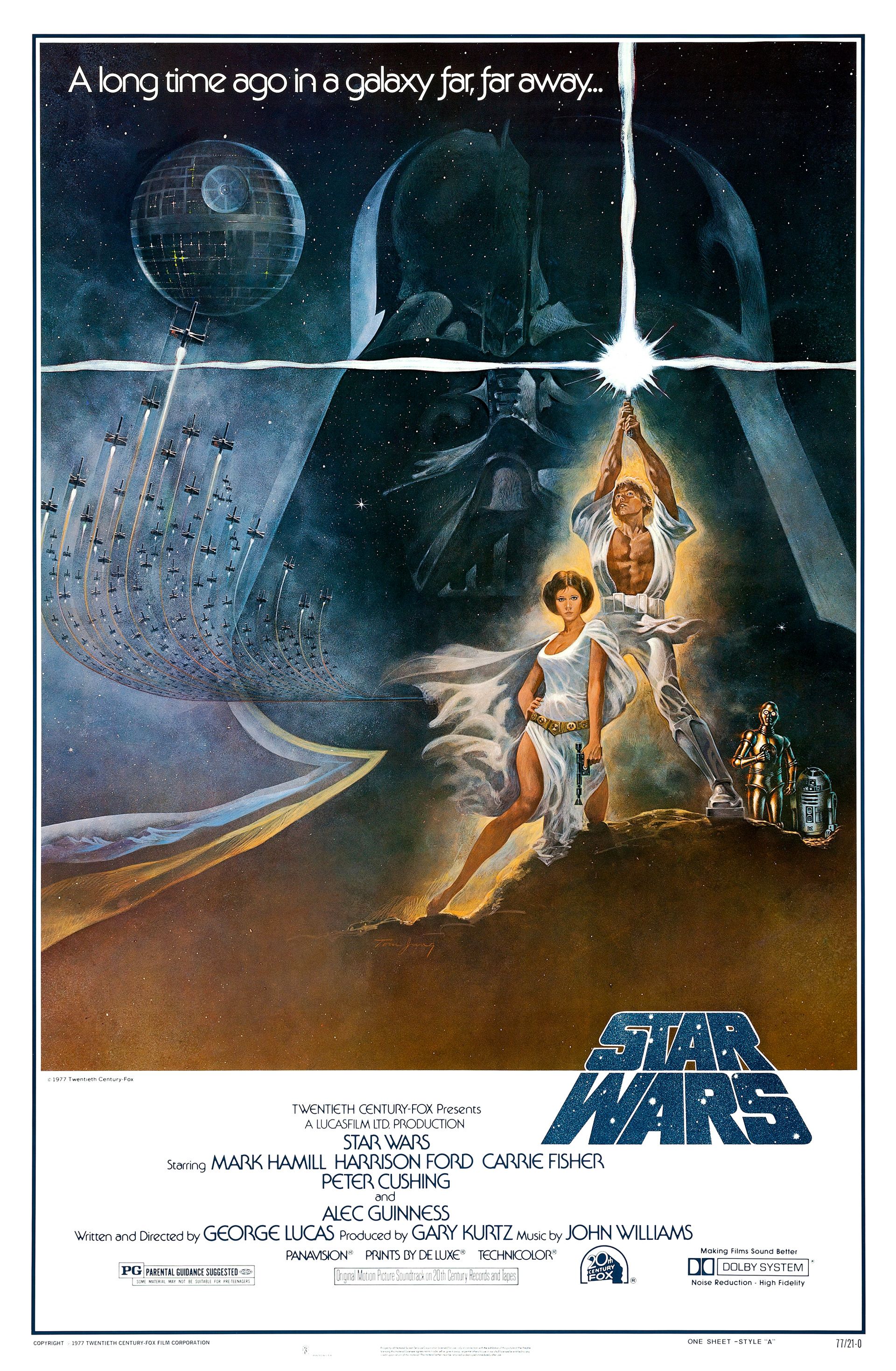 Star Wars A New Hope 1977 Poster