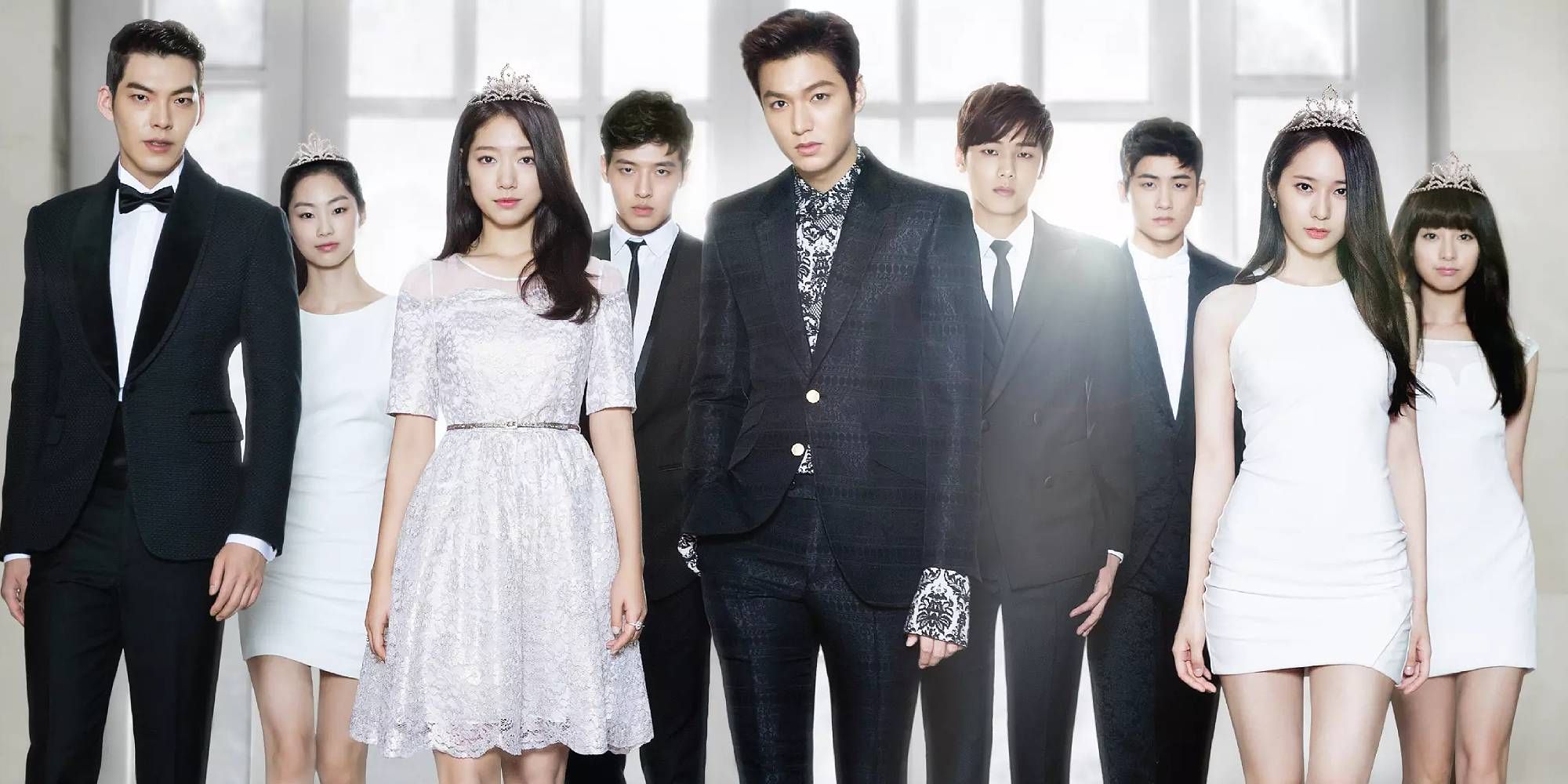 A promotional shot of the cast of The Heirs