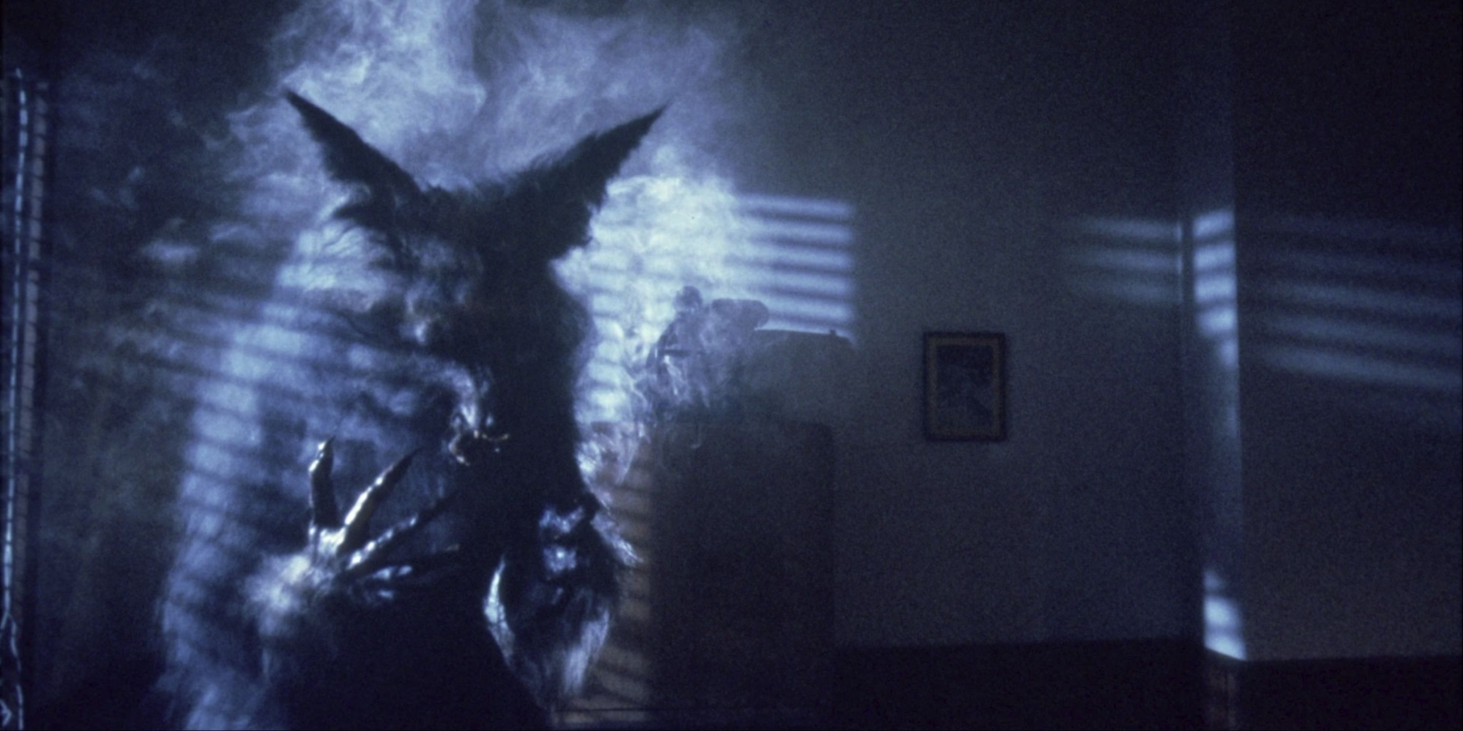 A person transforming into a werewolf in Howling