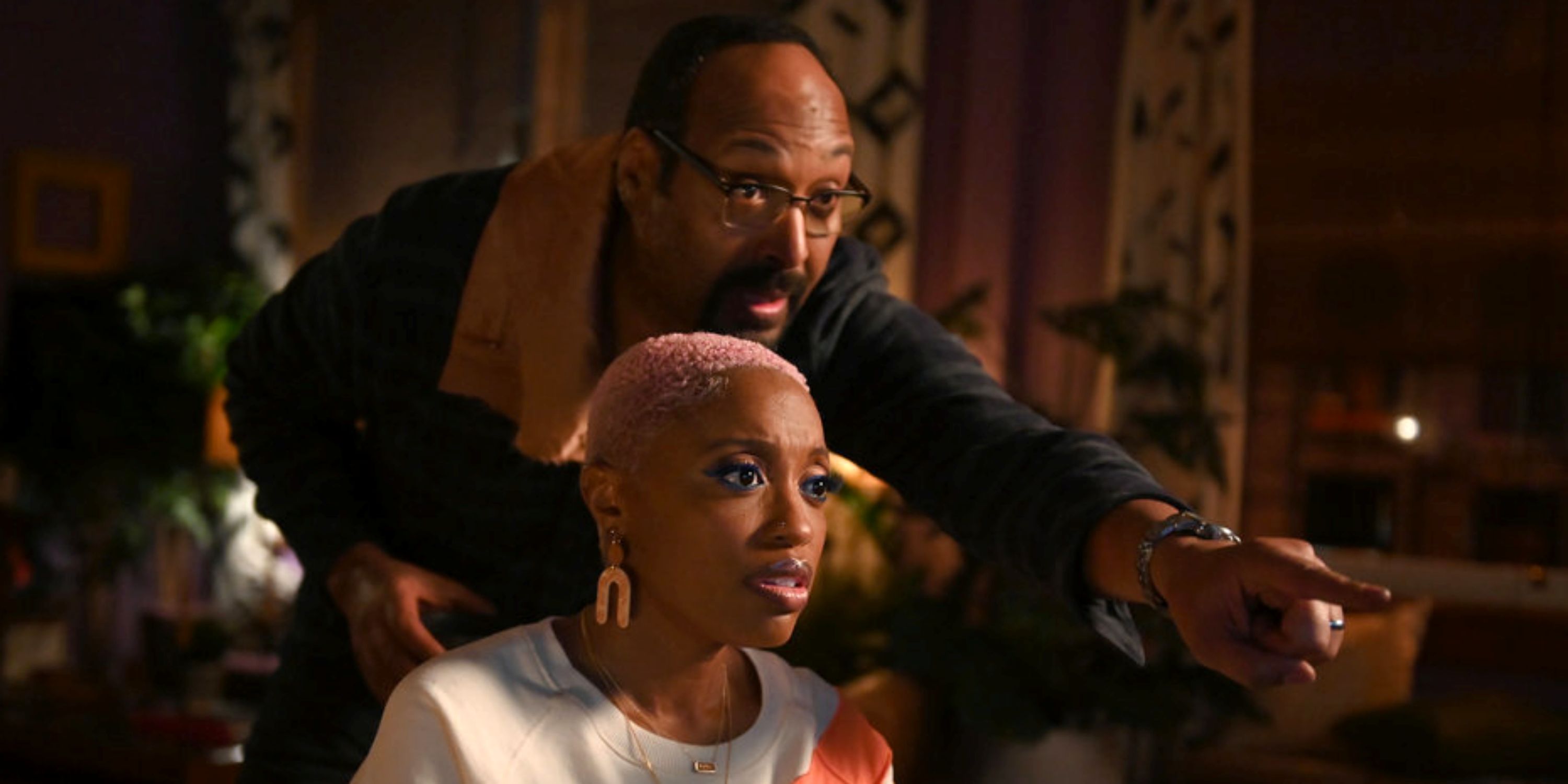 Jesse L. Martin as Alec Mercer and Travina Springer as Kylie in Episode 2 of Season 1 of the NBC series The Irrational
