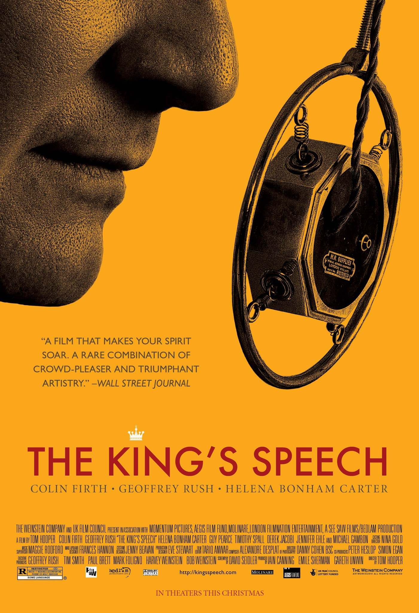 Movie poster for The King's Speech