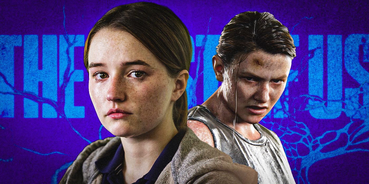 Kaitlyn Dever and Abby from The Last of Us Part II side by side