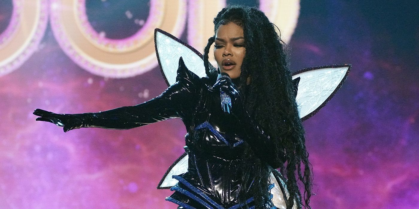 Teyana Taylor singing as Firefly on The Masked Singer.