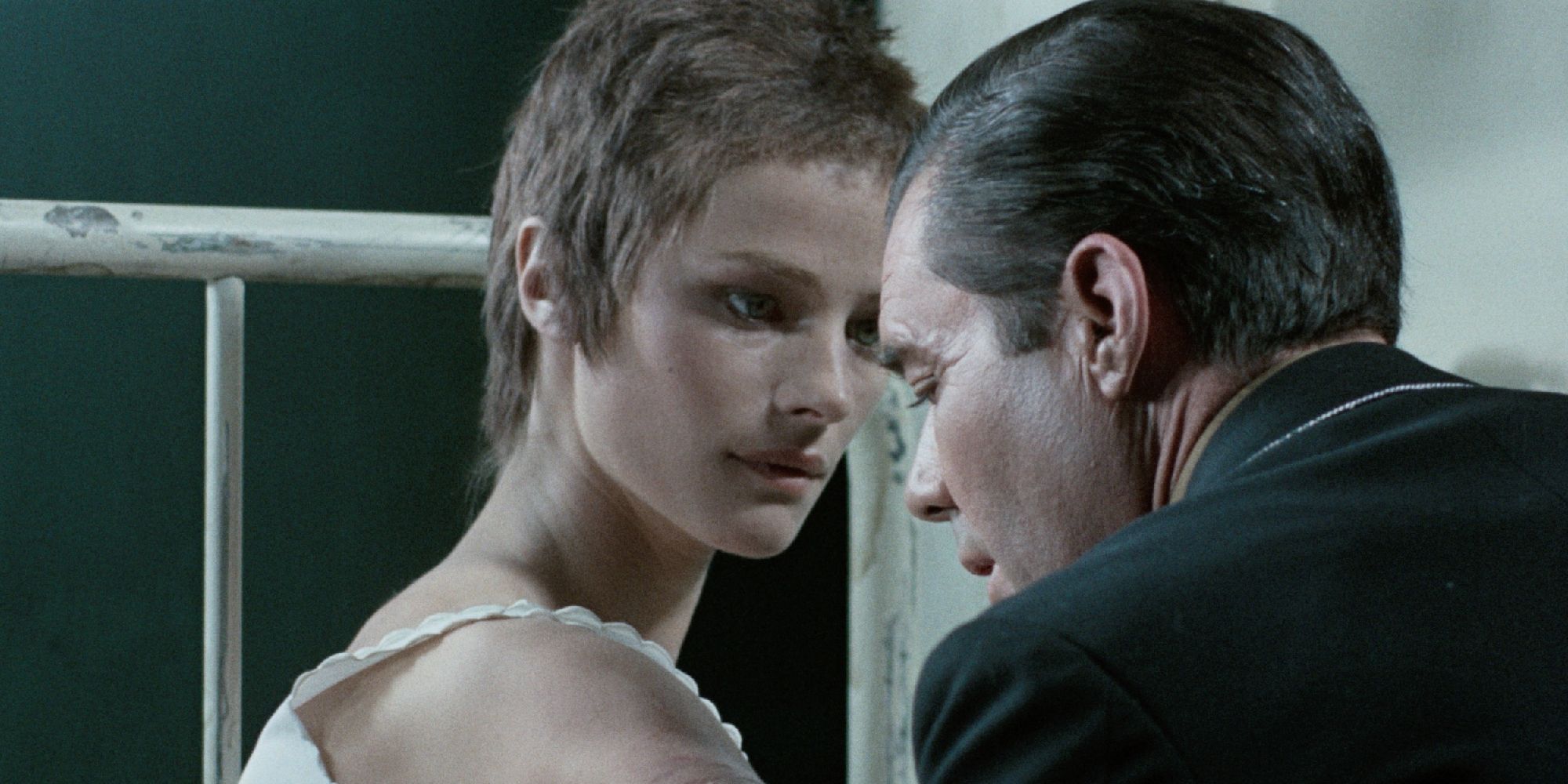 Charlotte Rampling and Dirk Bogarde in The Night Porter