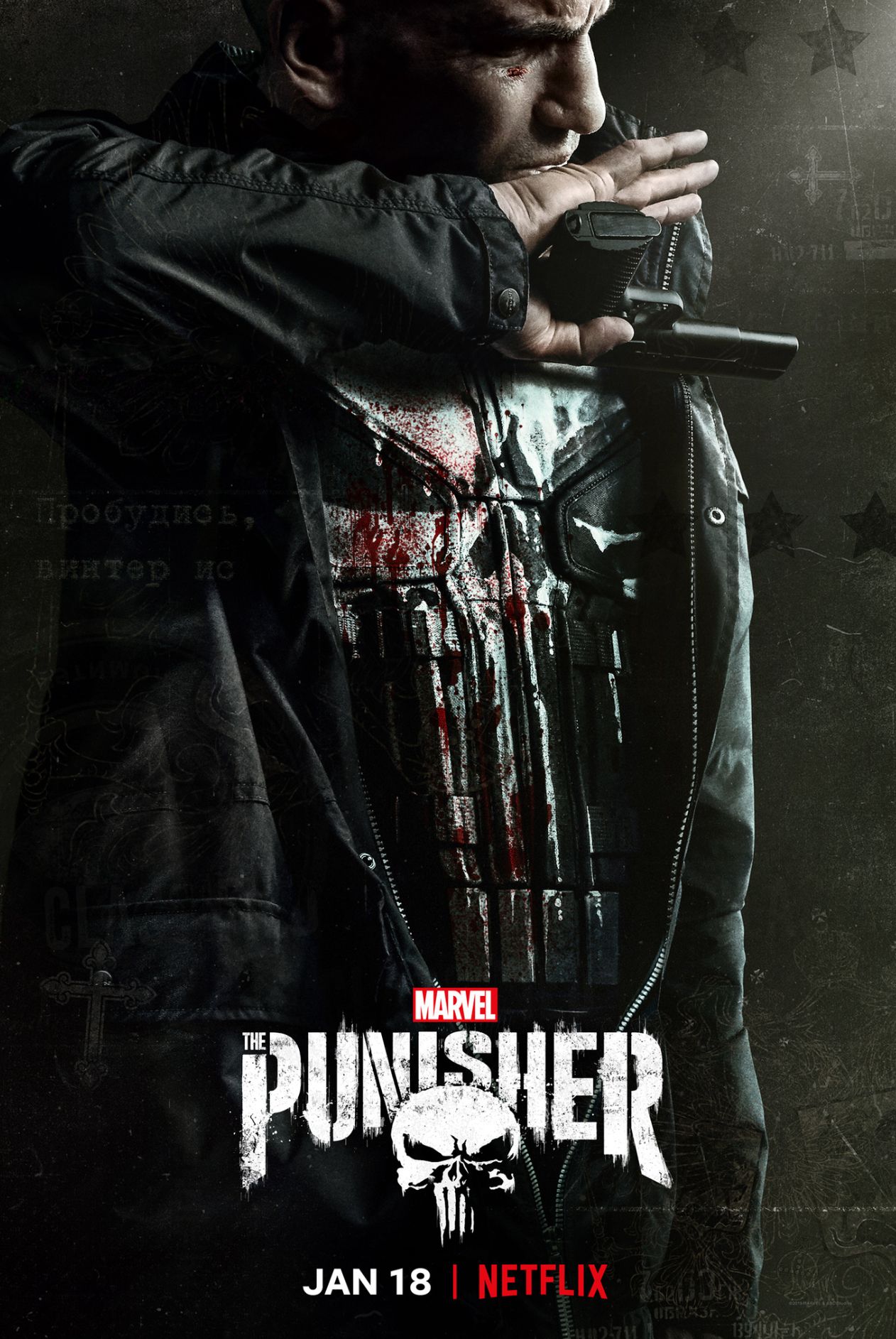 Series poster for Netflix's The Punisher